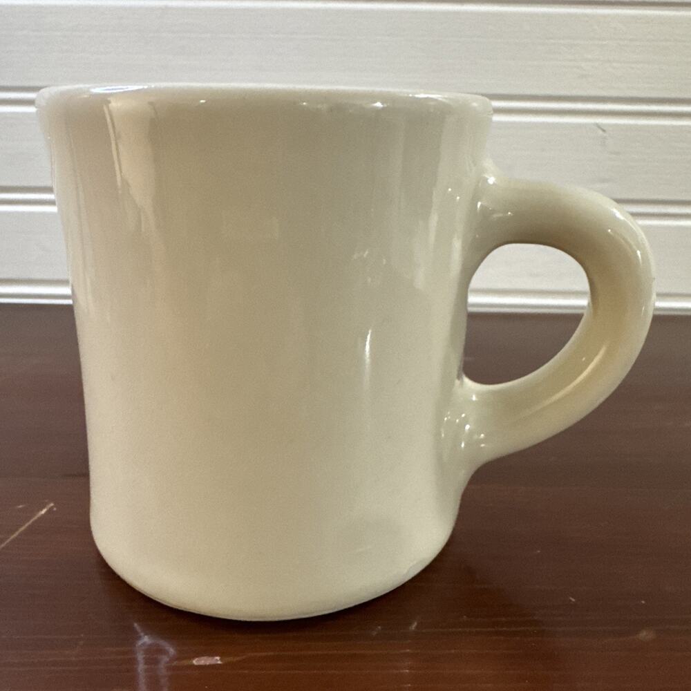 Vintage Victor Ceramic Coffee Mug - 6oz Heavy Diner Restaurant Ware - 1lb Cup
